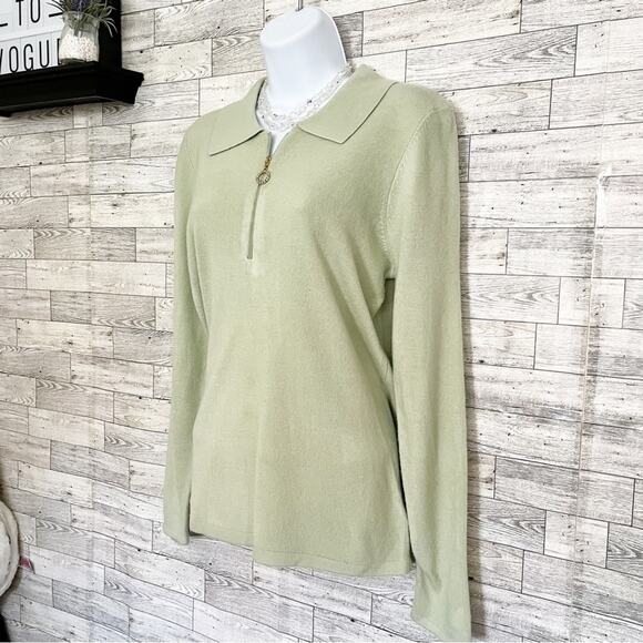 LUXE BY MERCER STREET STUDIO 100% Acrylic Pullover Sweater, S - Picture 4 of 9